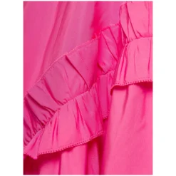 Pink Mini Dress With Oversize Ruche In Polyfaille Woman Alexander Mcqueen -ITALIST SHOP 8e86fda80a84dd191870fd5b451cbbc3