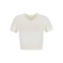 Maison Margiela Fluffy Knit Cropped Top