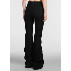 Bootcut Jeans In Black Cotton -ITALIST SHOP 8fa5dfaac9e99a8cfd8ef098f1f333dd