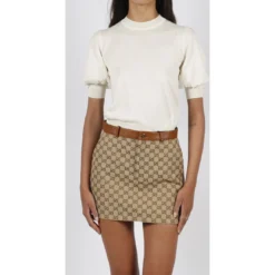 Gucci Gg Canvas Skirt -ITALIST SHOP 91768a27154e145848cb17004cc0b719