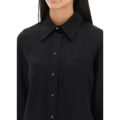 Lanvin Satin Pocket Shirt -ITALIST SHOP 933581793f982f4712b398073503df5a