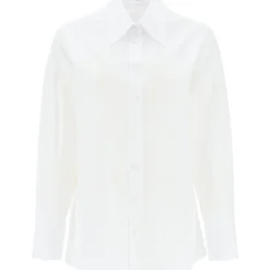 Dolce & Gabbana Maxi Shirt With Satin Buttons