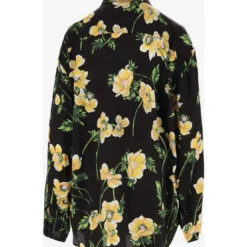 Balenciaga Silk Shirt With Floral Pattern -ITALIST SHOP 9586affec1a66bca3c8fa06495f5216b
