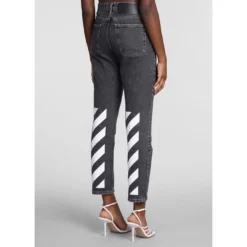 Off-White Jeans In Grey Denim -ITALIST SHOP 96683fb8519187ebf4f8106e870bd650