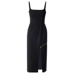 Alexander McQueen Grain De Poudre Sheath Dress