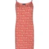 Versace Logo Printed All-over Dress