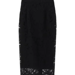 Dolce & Gabbana Midi Lace Pencil Skirt