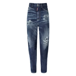 DSQUARED2 Distressed Logo Patch Jeans