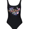 MOSCHINO Swim Jaqueline One Piece Swimsuit -ITALIST SHOP 9b38ce49a7f241726e5fff89f694f231