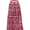 Dolce & Gabbana Long Maiolica Skirt