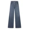 Etro Navy Blue Flared Jeans With Embroidery -ITALIST SHOP a0bb07146105db168eba7d1b4430fa1a