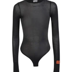 Black Logo-embroidered Body