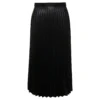 Balenciaga Midi Black Pleated Dress In Leather Woman -ITALIST SHOP a2780613de0426a519f55e7e19820d3d