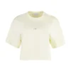 Off-White Logo Detail Cropped T-shirt -ITALIST SHOP a340437cd77a738dffd42043f5634dc0
