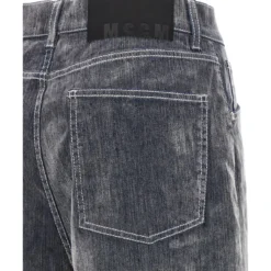 MSGM Flocked Jeans -ITALIST SHOP a407b0aa7e878bfe9dffc7487a291d2d