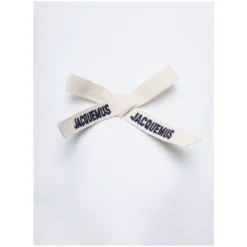 Jacquemus 'noeud' White T-shirt With Logo Detail In Cotton Woman -ITALIST SHOP a421d01c94932d337fb0ee4c2db2c6fe