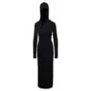 Versace Black Cut-out Hooded Maxi Dress In Viscose Woman -ITALIST SHOP a4af87e18e203f0baa9f509e644996bd