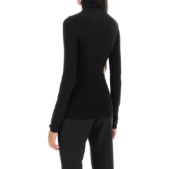 Off-White Second Skin Long Sleeve Turtleneck Top -ITALIST SHOP a554f834aa40aaebaac540edc0841c27