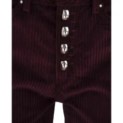 Dondup Koons Loose-fitting Velvet Trousers -ITALIST SHOP a782afd9ef00ae845bbc7f2195516206