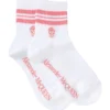 Alexander McQueen Socks With Sporty Stripes And Skull