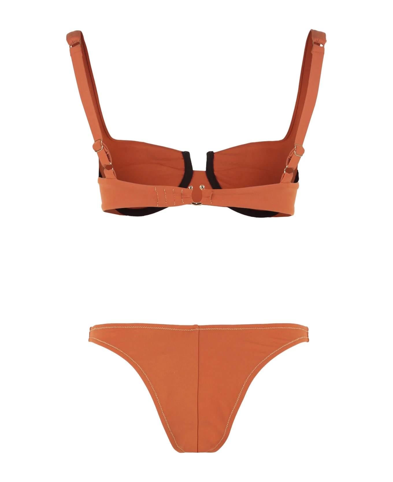 Brigitte Plain Color Bikini 4 Brigitte Plain Color Bikini - Image 2