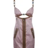 Versace Multi-zip Short Dress