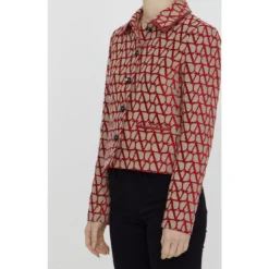 Valentino Garavani Iconographe Light Toile Jacket -ITALIST SHOP ac0bf9ecb8828eb8b4bf01c95dda9d63