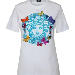 Versace Medusa White Cotton T-shirt