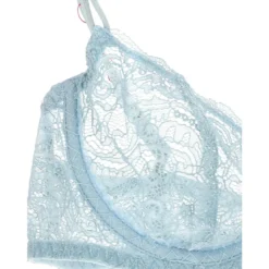 Maison Margiela Light-blue Lace Bra -ITALIST SHOP aec904f4dcbef28b99dc7bc86777e136