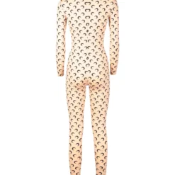 Marine Serre Crescent Moon-print Jumpsuit -ITALIST SHOP aee1833ec3a1a311f8f992799c83fc88