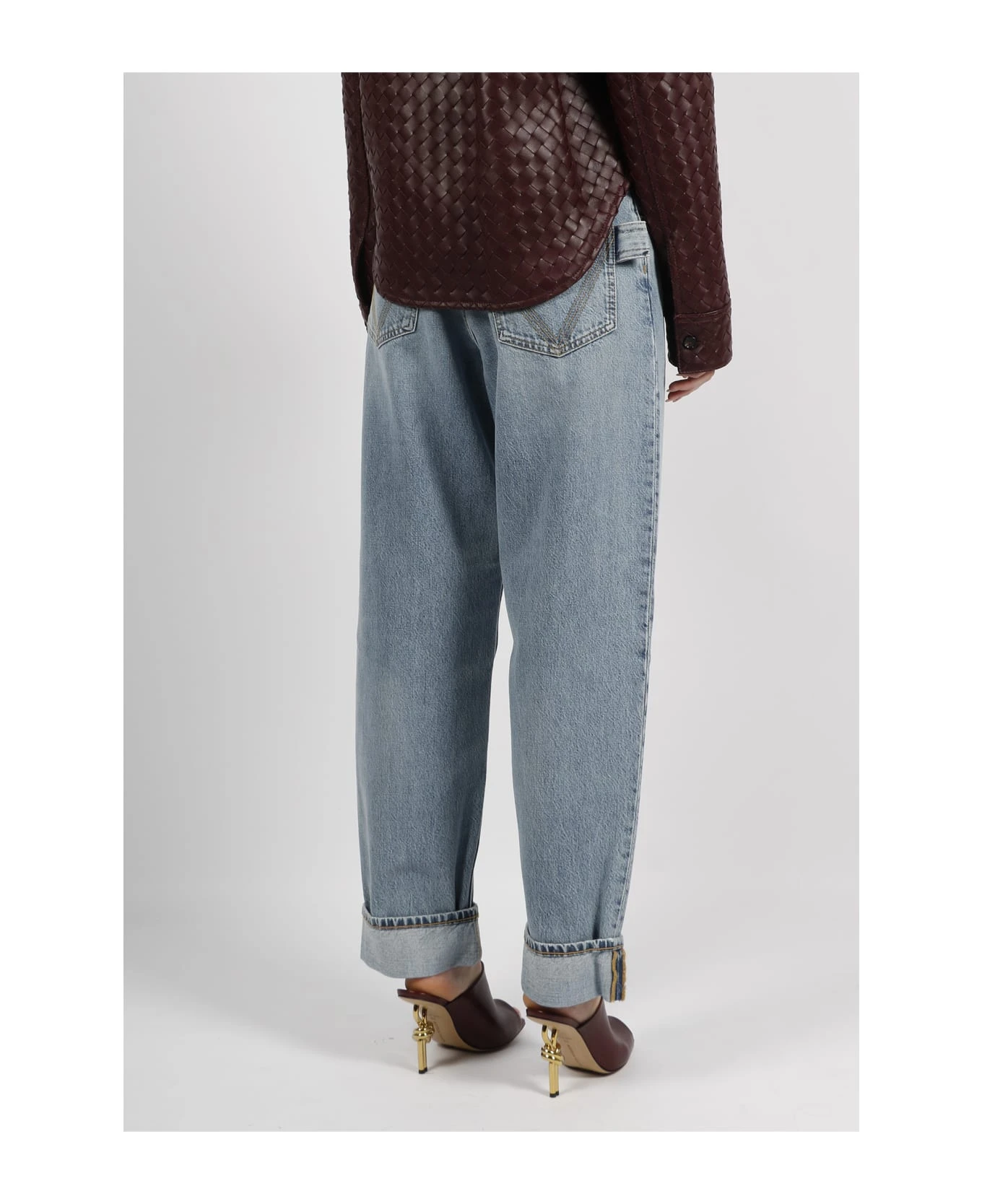 Bottega Veneta Turned Up Denim Pant 6 Bottega Veneta Turned Up Denim Pant - Image 4