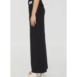 Dolce & Gabbana Black Jersey Long Skirt -ITALIST SHOP b014e7d393e70e188b19e6823da86f0f