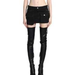 Fay Skirt In Black Cotton