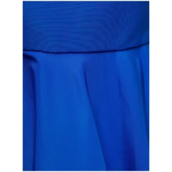 Alexander McQueen Midi Blue Draped Dress With Asymmetric Bottom In Polyfaille Woman -ITALIST SHOP b22d4bf86c0f68b0599ecf9e96ed9572