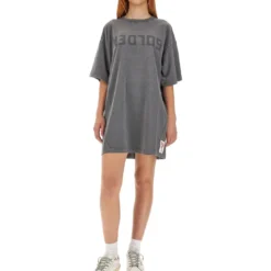 Golden Goose Distressed T-shirt Dress -ITALIST SHOP b34306afe4de7f0973986099c1030605