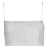 ALEXANDER WANG Clear Crystal Rib Bandeau Bra -ITALIST SHOP b526eb3b5bee4a6ad909d5d86affc2b3