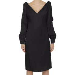 Bottega Veneta Knot Detailed Midi Dress