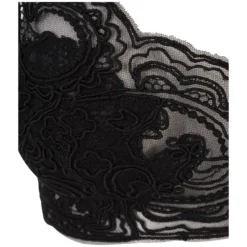 ERMANNO SCERVINO Black Embroidered Brassiere -ITALIST SHOP be6c02de03a7c64037baf977dc422cf2