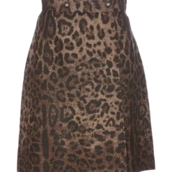 Dolce & Gabbana Printed Leo Skirt