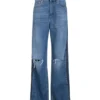 STELLA MCCARTNEY Zip Details Blue Jeans -ITALIST SHOP c1b806829ca1a6c6a9633de878d8dfeb