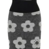 Kenzo Cotton Pencil Skirt With Floral Pattern