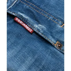 DSQUARED2 Light Blue Stretch-cotton Denim Jeans -ITALIST SHOP c50f1c484f6fe3a3f4bbd97eff66a0f0