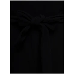 Black Jumpsuit With Classic Collar And Belt In Triacetate Blend Woman -ITALIST SHOP c57ae0a1a38b8a7149743e1629d94e6a