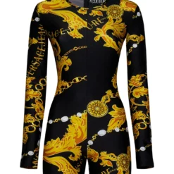 Versace Jeans Couture Chain Couture Jumpsuit -ITALIST SHOP c5a1d1145decb9df8f178f76cbc8e11f