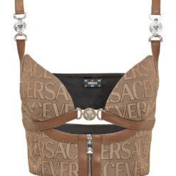 Versace Allover Bustier Top