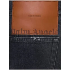 Palm Angels Bw Wide Denim Parachute -ITALIST SHOP ca09b3b151124f8b224fa46065a49cff