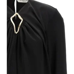Lanvin Metallic Detail Blouse -ITALIST SHOP cac64084937efd06416927fd7b642304