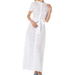 MC2 Saint Barth Woman White Sangallo Dress