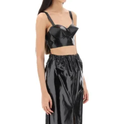 Maison Margiela Latex Top With Bullet Cups -ITALIST SHOP cbb9a019e6c517670b70d7e075e5d656