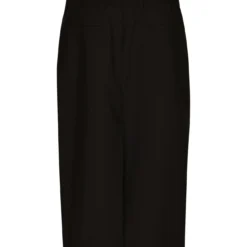 Prada Metal Logo Plaque Plain Skirt -ITALIST SHOP ccbeda5159185114561eff8da0a52fb4